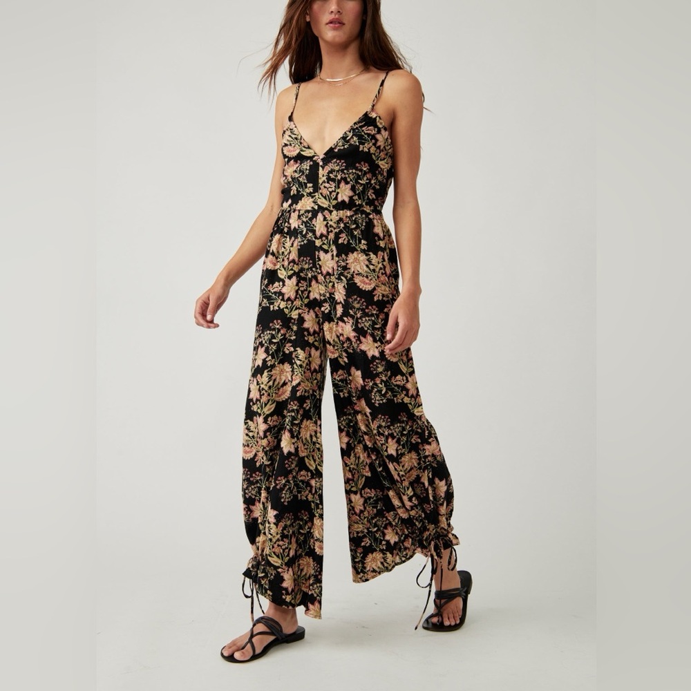 Free People Stand Out Printed Jumpsuit